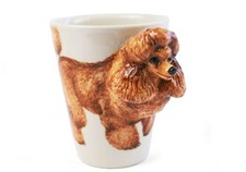 Blue Witch Handmade Coffee Mug Poodle - A Great Gift for Dog Lovers!