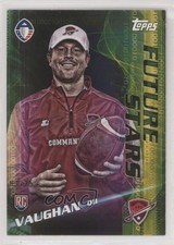 2019 Alliance of American Football Future Stars Gold 3/25 Dustin Vaughan 0g0