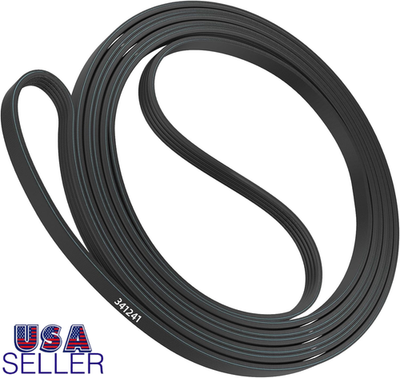 #ad Dryer Drum Belt 341241 Durable Multi Rib Belt For Whirlpool Kenmore KitchenAid $8.97