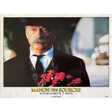 MANON OF THE SPRING Vintage Lobby Card N15 - 12x15 in. - 1986 - Claude Berri, Yv