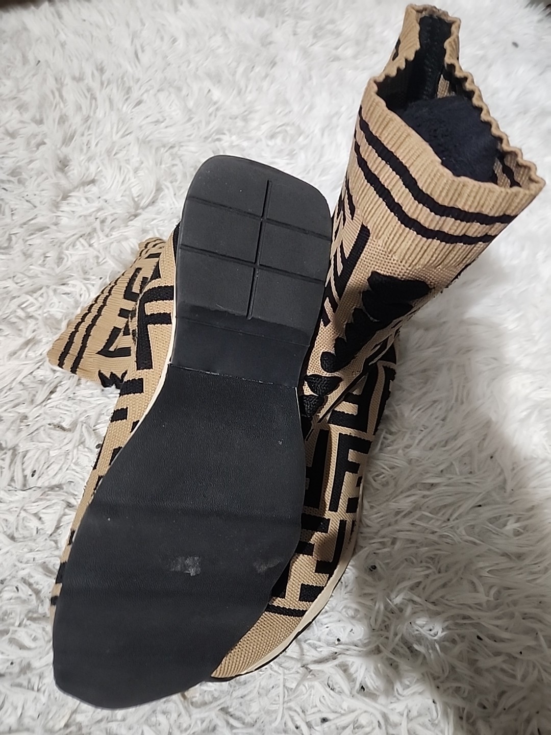 Fendi FF Operwork Runway Women Sock Sneakers thumbnail 3