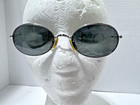Vintage CARTIER Filao Sunglasses Silver Gold Oval 135-51-19 France Case No Lens — photo 5