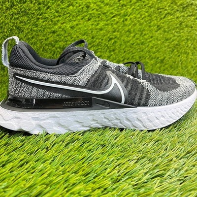 Nike React Infinity Run Flyknit 2 Womens Size 7 Black Running Shoes Sneakers