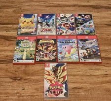 Lot of 8 Nintendo Switch And Switch 2 Empty Cases *No Games .Pokemon, Mario, 
