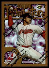 1996 Topps Finest Intimidators Refractor W/Coating Jose Mesa Cleveland Indians