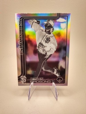 2025 Topps Chrome Hayden Birdsong Negative Refractor RC | eBay