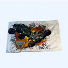 Monster Jam Pillow Case Grave Digger Maximum Destruction Standard Trucks