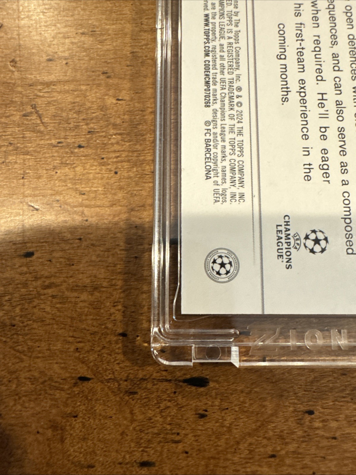 2023-24 Topps UEFA Club Competitions - Lamine Yamal #64 Gold Starball Foil RC 2 view 11