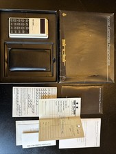 Sinclair Cambridge Programmable Calculator with Original Box, Receipt and More.