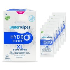 WaterWipes HydroCool XL Body Wipes- 108 Wipes, 6 Packs Per Box