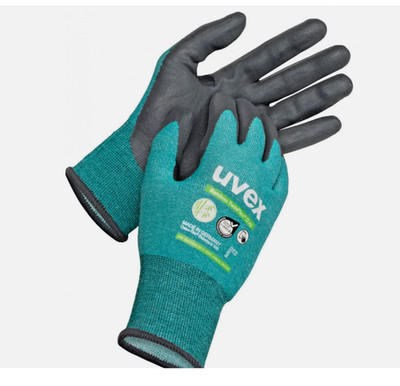 5 Paar uvex Bamboo TwinFlex  D xg Schnittschutzhandschuhe Gr. 10   EN 388:2016