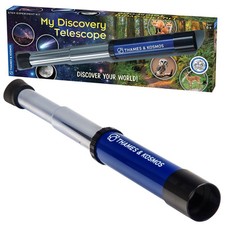 Thames & Kosmos My Discovery Telescope | Refracting Telescope 12x Magnification