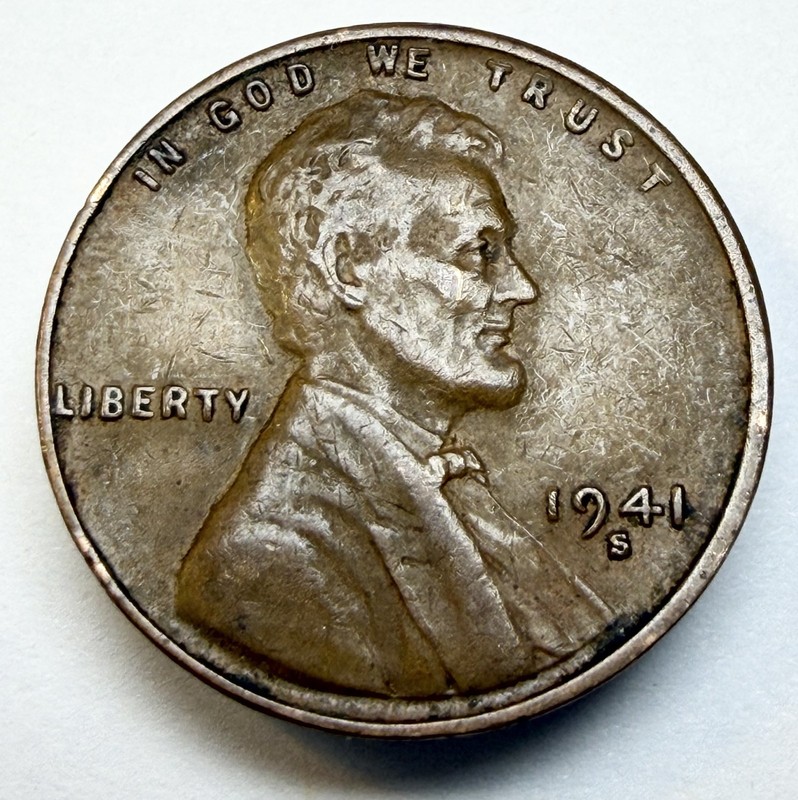 1941 S  American Lincoln Wheat Penny,  For your penny book!