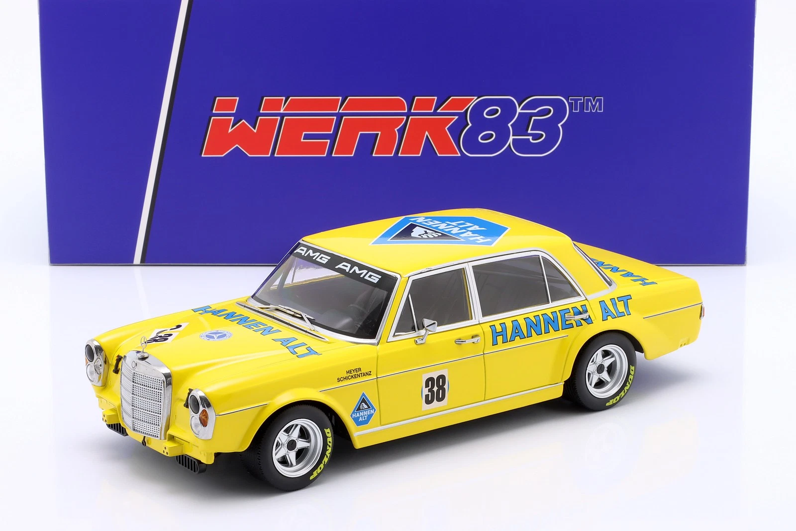 Mercedes-Benz 300 SEL 6.8 #38 Final de temporada Hockenheim 1971 H. Heyer 1:18 WERK - Imagen 1 de 1