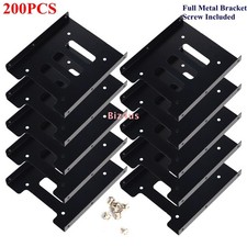 200x2.5" to 3.5" Bay SSD Metal Hard Drive HDD Mounting Bracket Adapter Dock Tray