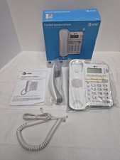 At T Corded Telephone with Caller ID/Call Waiting, White CL2909 New Open Box