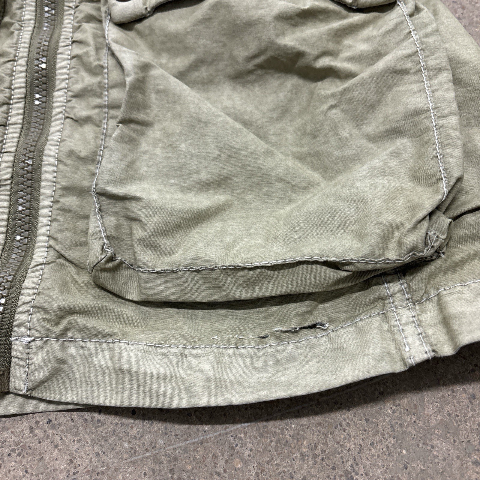 Y2K Bench Gorpcore Waterproof Shell Light Green G… - image 7