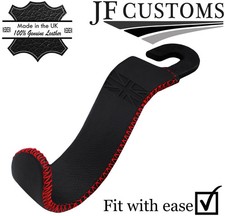 Roter Gestickter Pr�gung Leder Kunststoff Kopfst�tzenhaken F�r BMW E30 84-92 JF1