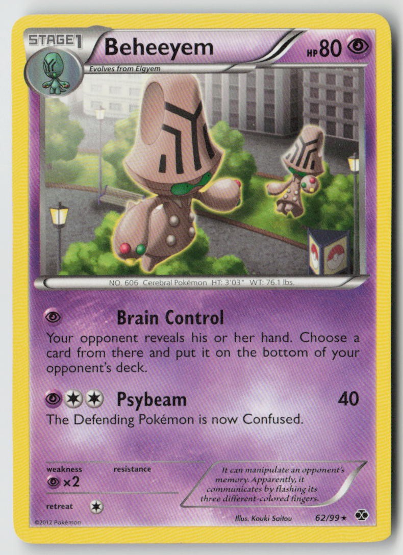 Beheeyem 62/99 - Next Destinies - PTCG - LP