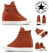 converse chuck taylor all star wedge platform studded size 5