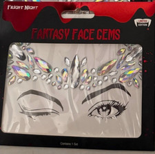 Halloween Fantasy Face Gems Rhinestone Stickers Fright Night Limited Edition