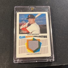 2026 Topps Heritage Baseball Alex Bregman Clubhouse Collection Relic Red Sox