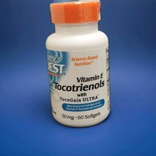 Doctor's Best Vitamin E Tocotrienols contains TocoGaia ULTRA  bioenhanced...