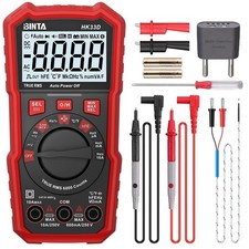 6000 Counts Digital Multimeter with NCV Auto-Ranging Voltmeter Tester