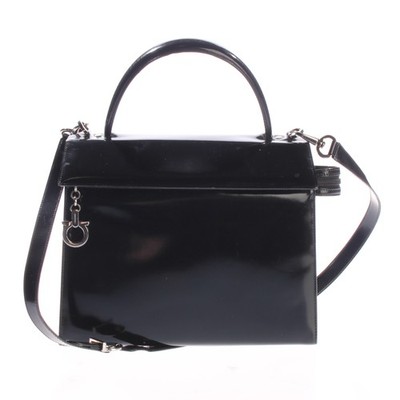 Salvatore Ferragamo Handtasche Schwarz Sehr gut