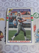 Vintage 1989 Topps RB #4 STEVE LARGENT Seattle Seahawks Tulsa WR NFL HOF NrMt/Mt