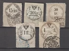 Hungary Cinderellas Revenue Stamp Fiscal Taxpaid Documantary selection 1858