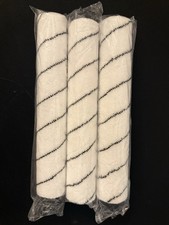 12” Premium Microfibre 6mm Pile Roller Sleeve Floor Rollers Wall Rollers 3 Pack