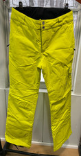 Spyder Women's 6 Neon Yellow Green Insulated Snowboard Snow Ski Pant Barely Worn