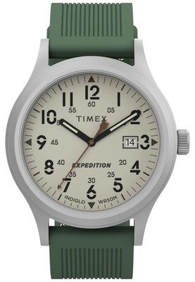 Timex Expedition Scout (40 Mm) Natürliches Zifferblatt / Grünes TW4B30100 Uhr