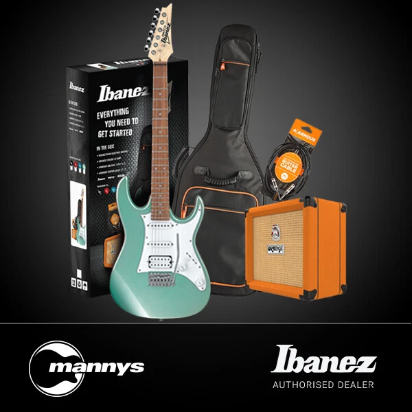 Ibanez RX40 Electric Guitar Pack w Orange Crush 12 Amp Metallic
