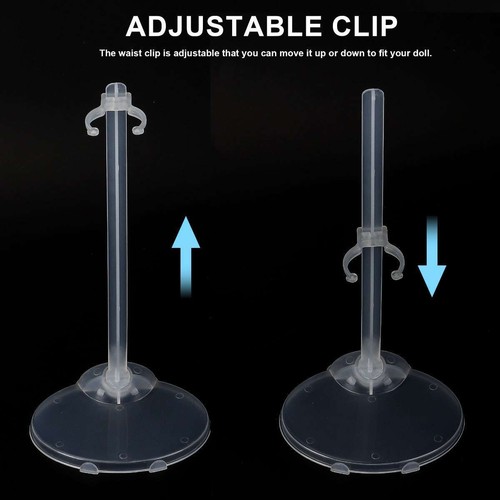 20x Doll Stand Display Holder for 11-13'' Dolls Transparent Model Support Stand - Picture 7 of 9