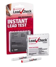 LeadCheck Swabs, Instant Lead Test- Red Means Lead!- Crystal Case 8 swabs