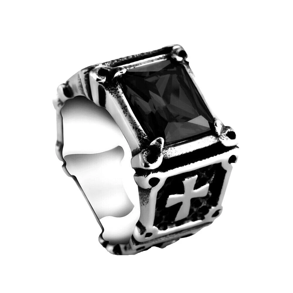 Banda de Acero Inoxidable Anillo de 13 Anillos para Hombre