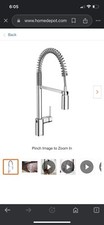 Moen 5923 Chrome Align One-Handle Pre-Rinse Spring Pulldown Kitchen Faucet