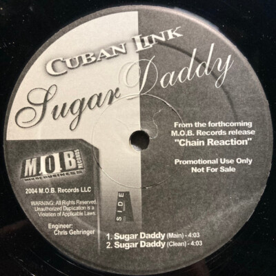 Cuban Link - Sugar Daddy / VG+ / 12'''', Single, Promo, Gen
