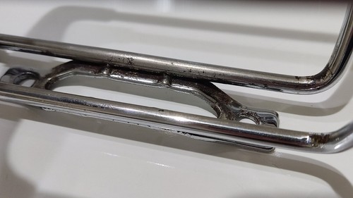 Vintage REG Water Bottle Cage chrome steel L'Eroica Italy - Picture 22 of 24