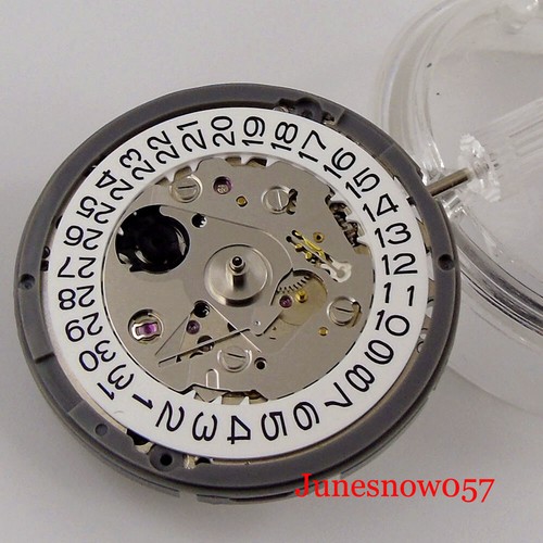 NH35 NH35A Orologio meccanico automatico movimento di alta precisione di  visualizzazione data bianco | eBay