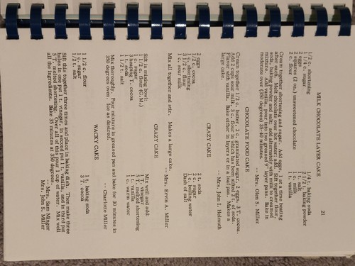 1960 Vintage Our Favorites THE SHIPSHEWANA COOKBOOK Amish Cooking Spiral GUC!! - Picture 9 of 12