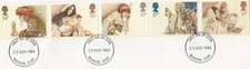Christmas Nativity GB Used Basildon 1984 ON PIECE (84163)