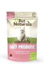   Pet Naturals Daily Probiotic for Cats, Duck Flavor, 30 Chews pets free sh