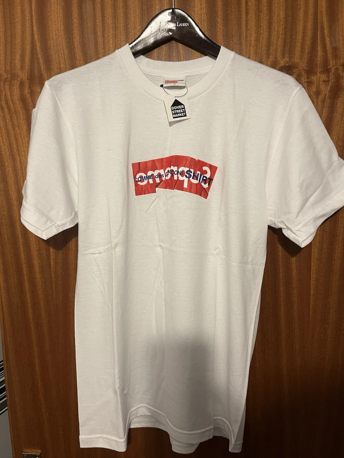 Tshirt homme Supreme Comme Des Garçons boîte blanche logo neuf avec étiquette