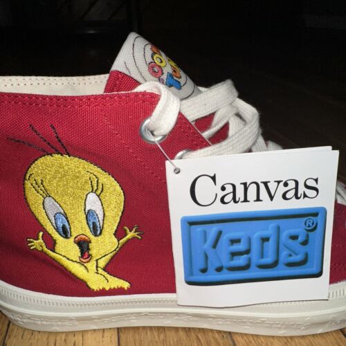 Tenis de caña alta Keds Looney Tunes® 1993 de colección Tweety Bird con talla 8,5 de altura - Imagen 4 de 24
