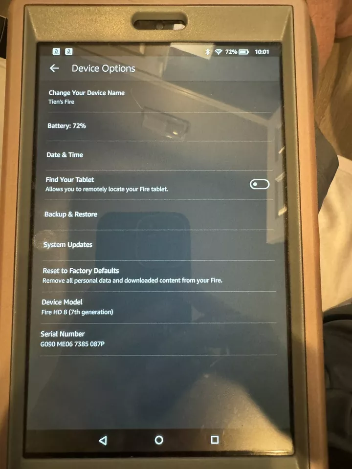 Amazon Fire HD 8 7th Gen (2017) 8" 16GB WiFi Alexa Fire - Excellent - Image 3 of 3