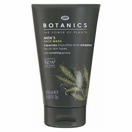 BOOTS BOTANICS FACE WASH MENS  150ml - Afbeelding 1 van 1