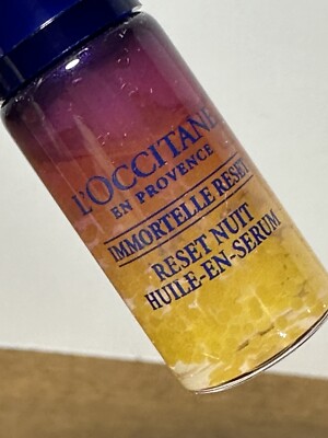 4x L'Occitane Immortelle Overnight Reset Oil-in-Serum 5mL / 0.16
